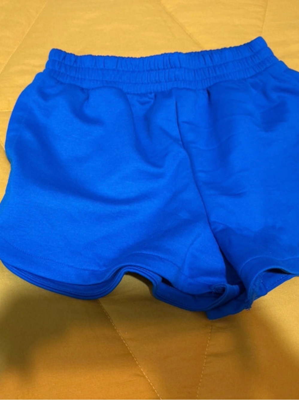 Zenana Outfitters Electric Blue Athletic Elastic-Waist Shorts
